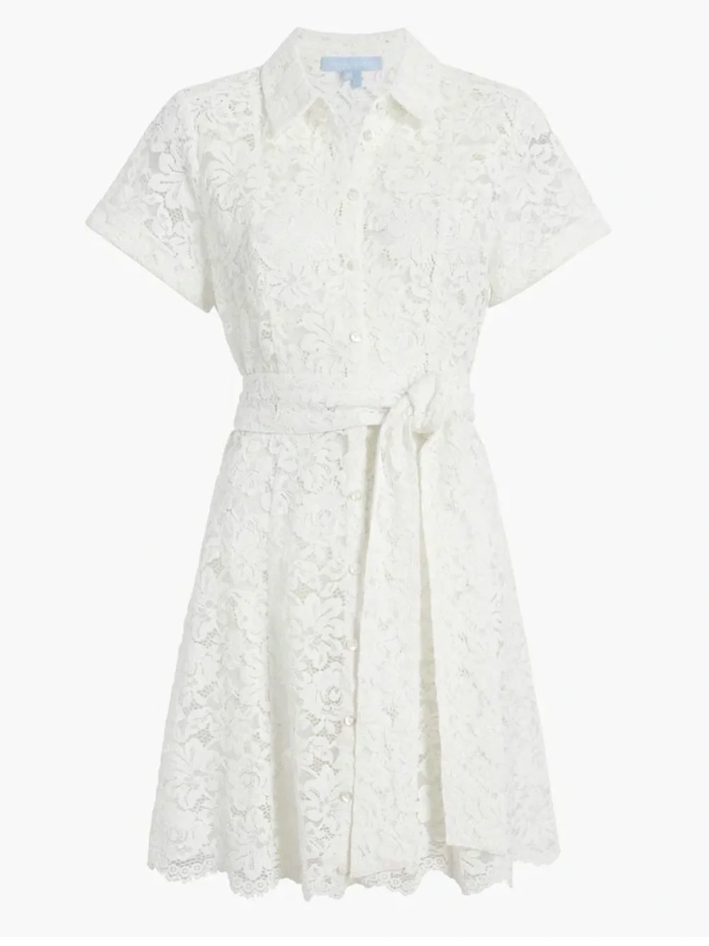 NWOT Hill House Home The Laura Shirt Dress White Lace Large Bridal Bride - Picture 4 of 9